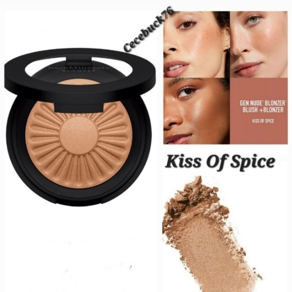 🌺BareMinerals Gen Nude Kiss Of Spice Blonzer Blush + Bronzer - Picture 1 of 5